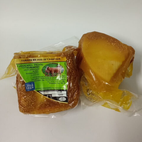 Queso Curado en Aceite y Mostaza