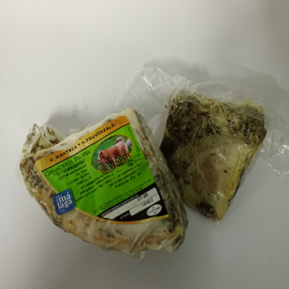 Queso Curado en Manteca y Hierbas Provenzales